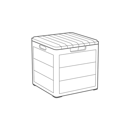 Denali Grey 30 Gallon Storage Deck Box - Keter US